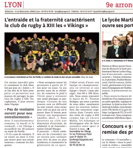 Article de Presse sur les Vikings