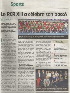 les 80 ans du RCT